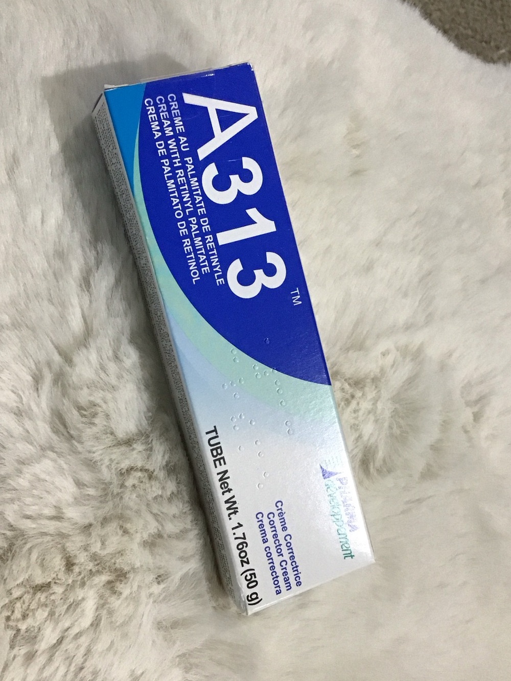 NEW A313 Corrective Retinol Cream for Acne & Blemish Care - Blue/White